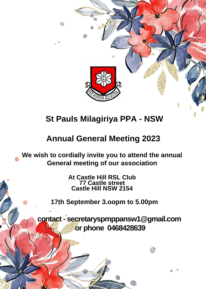 SPM PPA NSW Annual General Meeting 2023 Ozlanka